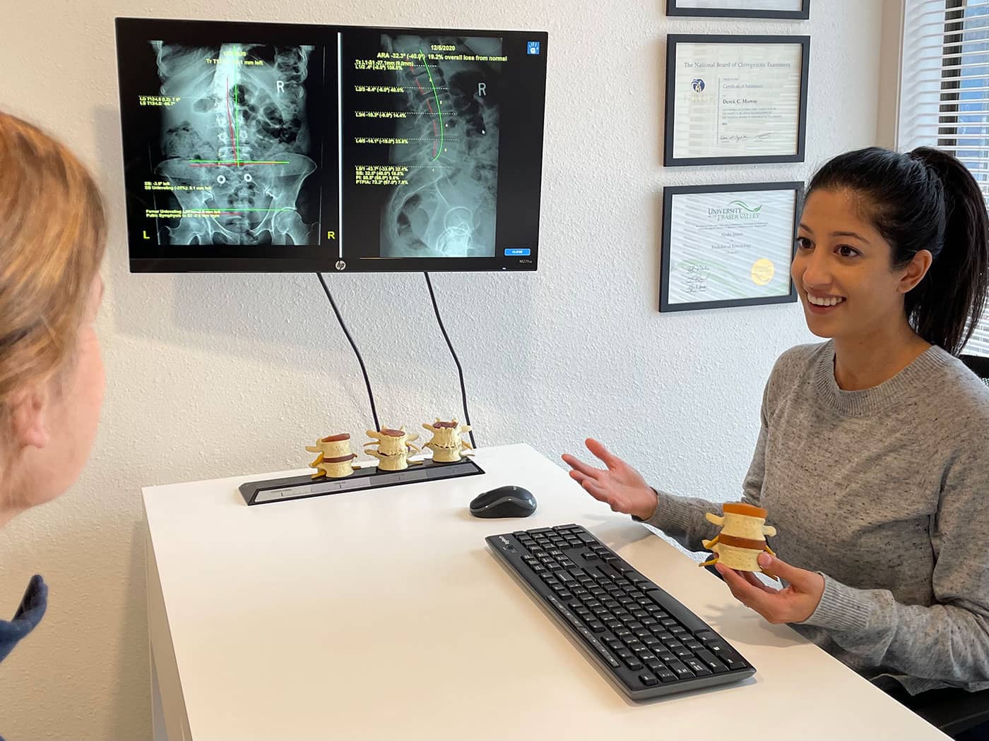 Scoliosis consultation at Elevation Spine Center